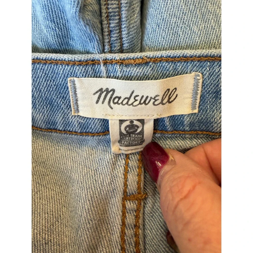 Madewell The Perfect Vintage Jean Light Wash High Rise‎ Straight Leg Size 26